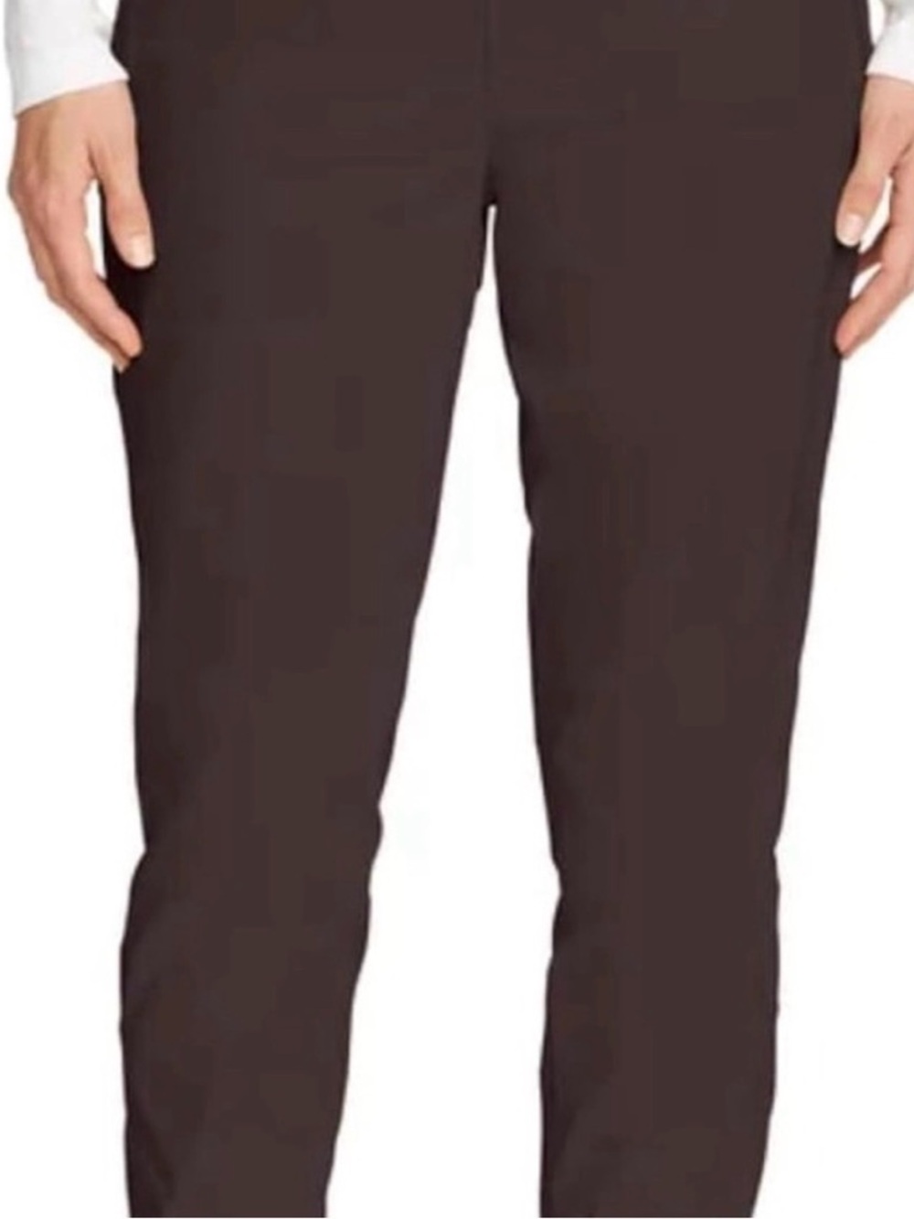 Eddie Bauer Womens Rainier Fleece Lined Jogger Pants Brown Size 6 NEW WITH TAG